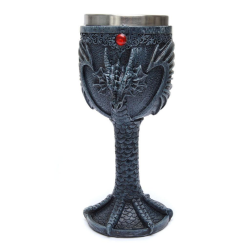 Чаша за вино от полирезин - Dragon