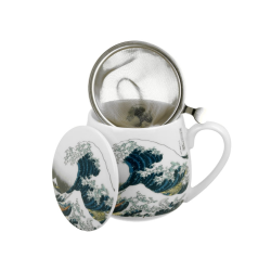 Подаръчен Комплект за Чай Hokusai Katsushika Collection - The Great Wave 430 мл