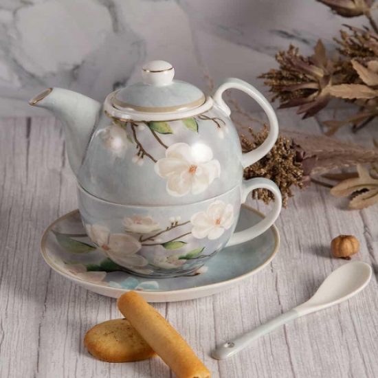 Подаръчен Комплект за чай Magnolia Collectionна най-ниска цена - podaratsi.bg