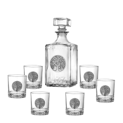 Подаръчен сервиз за уиски "Дървото на живота"