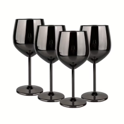 Черни чаши от неръждаема стомана - 500мл