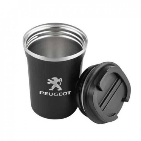 Термо чаша с лого на Peugeotна най-ниска цена - podaratsi.bg