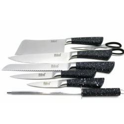 Комплект ножове 7 части с ножица Bass
