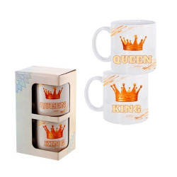 Комплект 2 броя чаши "King and Queen"
