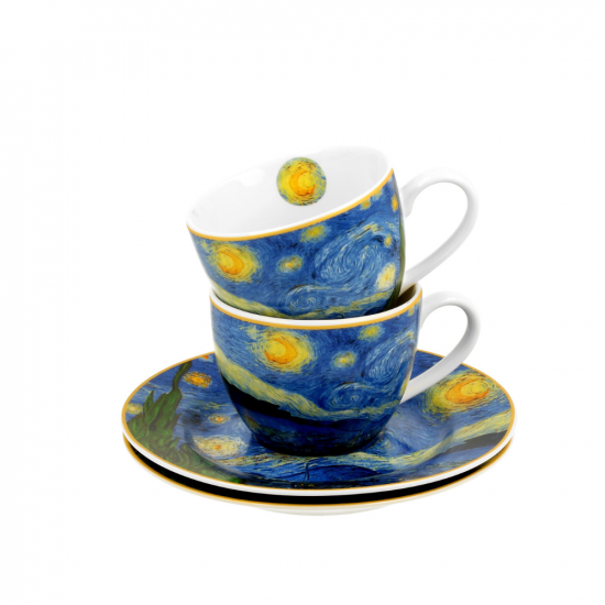 Подаръчен сервиз за кафе Van Gogh Collection - Starry Nightна най-ниска цена - podaratsi.bg