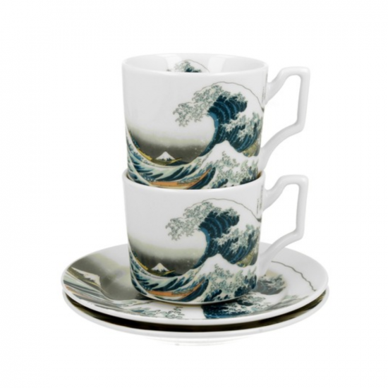 Подаръчен Комплект Чаши За Кафе Hokusai Katsushika Collection - The Great Waveна най-ниска цена - podaratsi.bg