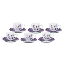 Чаши за кафе Purple Flowerна най-ниска цена - podaratsi.bg