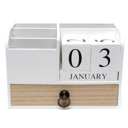 Дъвен календар с чекмедже