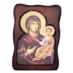 Дървена Икона Богородица