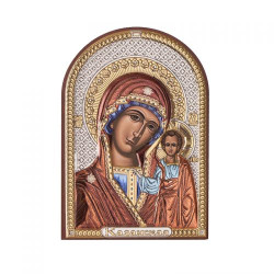 Икона Богородица с младенеца Сребро 