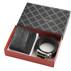 Мъжки портфейл и колан Silver Flame