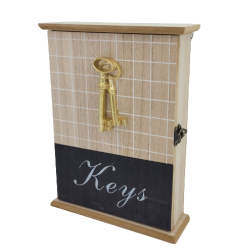 Кутия за ключове с дървен капак Keysна най-ниска цена - podaratsi.bg
