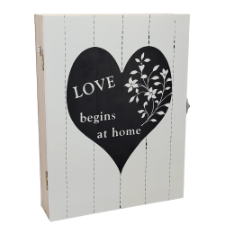 Кутия за ключове Love begins at home