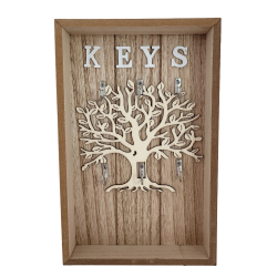 Дървена Кутия за ключове Keys