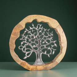 Декоративна статуетка "Семейна опора" – Дървото на живота