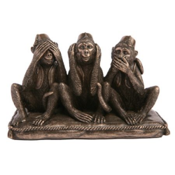 Статуетка трите мъдри маймунки