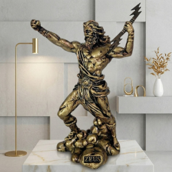 Статуетка на могъщия Зевс с мълния