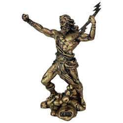 Статуетка на могъщия Зевс с мълния