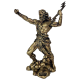 Статуетка на могъщия бог Зевс в бойна поза с мълния в ръка