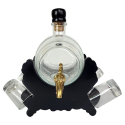 Диспенсър за алкохол с чаши