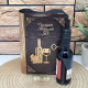 Дървена кутия книга с вино  ” Честит 50 годишен юбилей “на най-ниска цена - podaratsi.bg