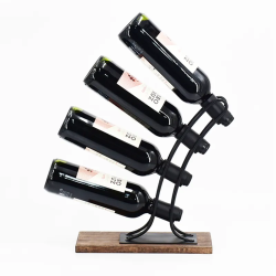 Вертикална поставка за 4 бутилки