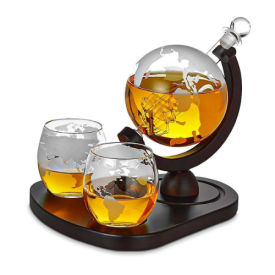 globus-dekanter-mikamax-globe-decanter-set-deluxe-s-2-uiski-chashi-i-postavka